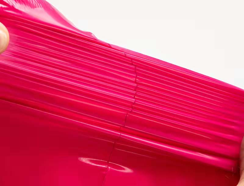 桦川玫红色快递袋-05